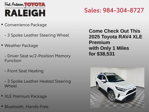 2025 Toyota RAV4 XLE Premium