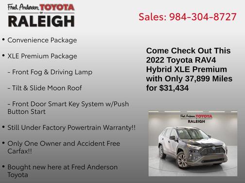 2022 Toyota RAV4 Hybrid XLE Premium