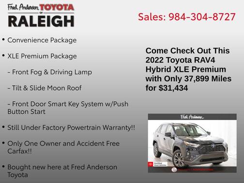 2022 Toyota RAV4 Hybrid XLE Premium