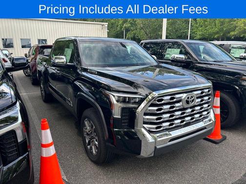 Midnight Black Metallic 2026 Toyota Tundra Hybrid 1794 Edition