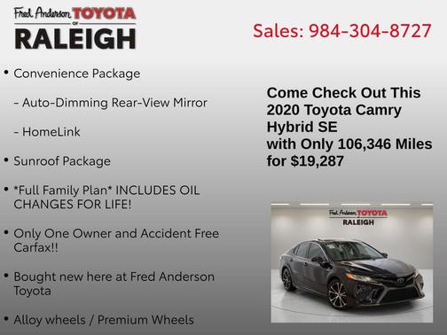 2020 Toyota Camry SE