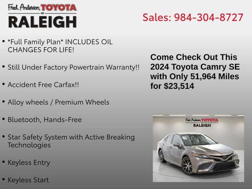 2024 Toyota Camry SE