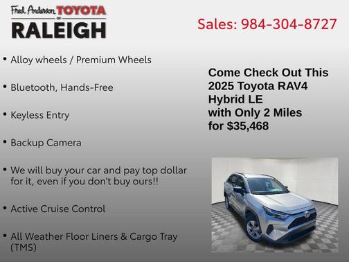 2025 Toyota RAV4 Hybrid SE