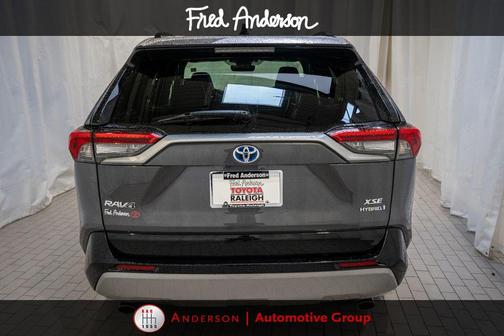 Magnetic Gray Metallic/Midnight Black Metallic 2024 Toyota RAV4 Hybrid SE