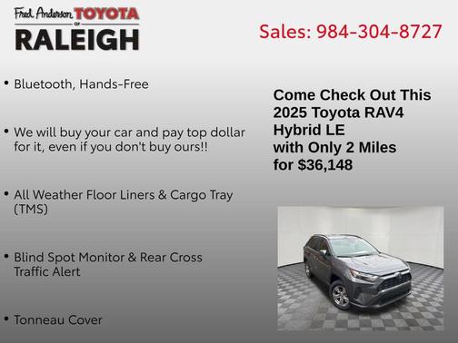 2025 Toyota RAV4 Hybrid LE