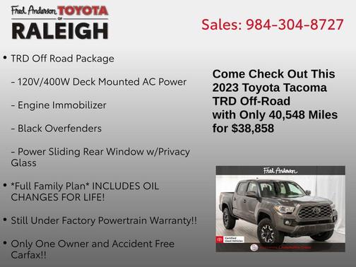 2023 Toyota Tacoma TRD Off Road