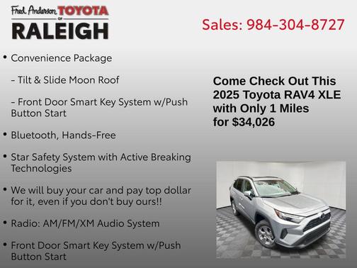 2025 Toyota RAV4 XLE