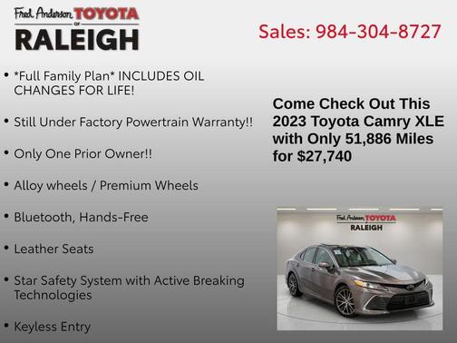 2023 Toyota Camry XLE