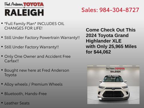 2024 Toyota Grand Highlander XLE