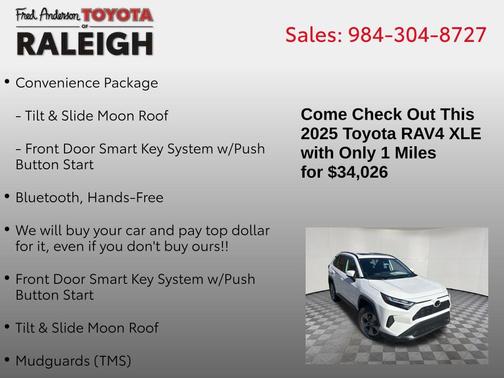 2025 Toyota RAV4 XLE