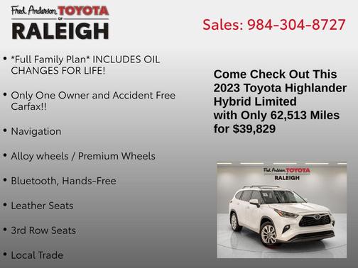 2023 Toyota Highlander Hybrid Limited