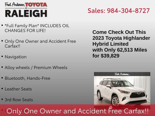 2023 Toyota Highlander Hybrid Limited