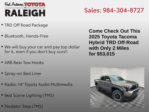 2025 Toyota Tacoma TRD Off Road