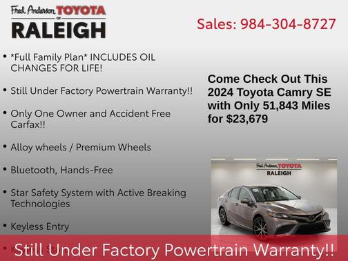 2024 Toyota Camry SE