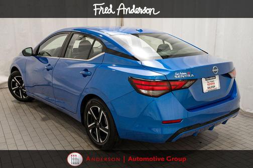 Electric Blue Metallic 2025 Nissan Sentra SV