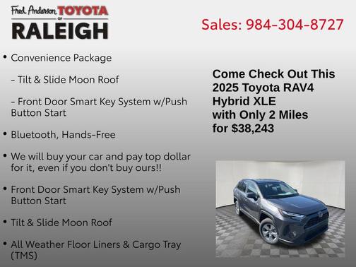 2025 Toyota RAV4 Hybrid XLE