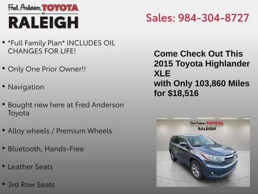 2015 Toyota Highlander XLE