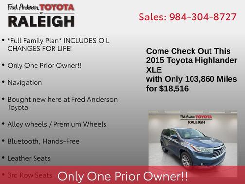 2015 Toyota Highlander XLE