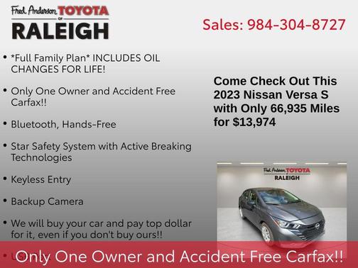2023 Nissan Versa 1.6 S