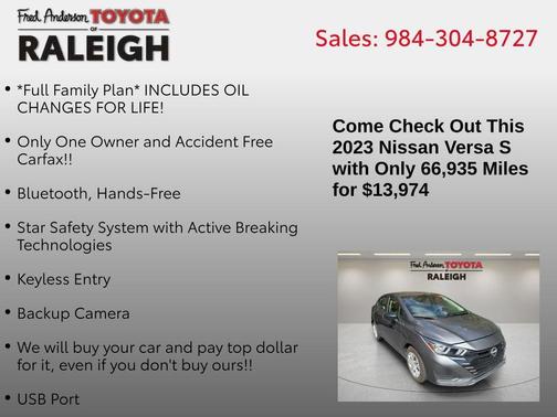 2023 Nissan Versa 1.6 S