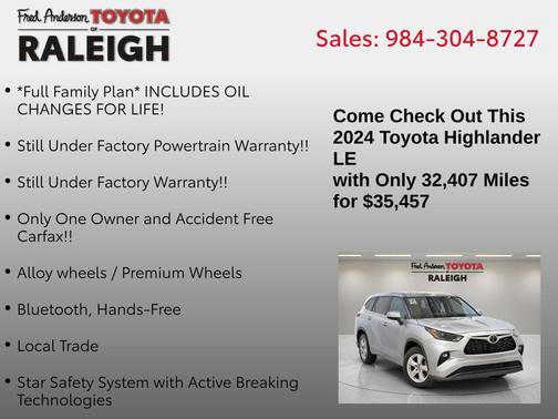 2024 Toyota Highlander LE