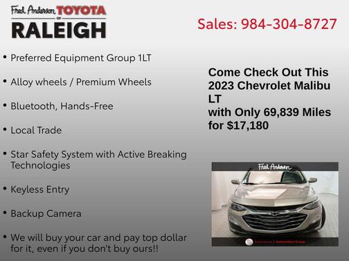 2023 Chevrolet Malibu FWD 1LT
