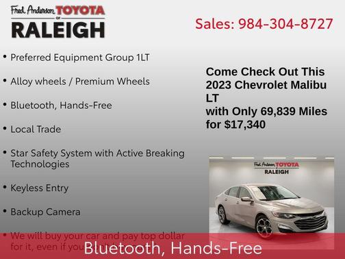 2023 Chevrolet Malibu FWD 1LT