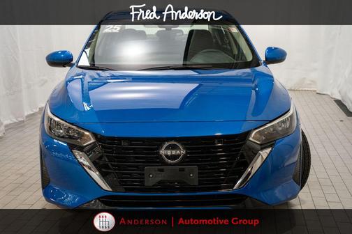 Electric Blue Metallic 2025 Nissan Sentra SV