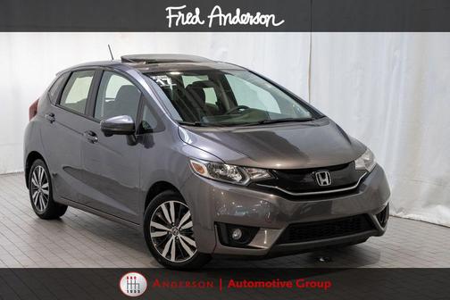 Modern Steel Metallic 2017 Honda Fit EX