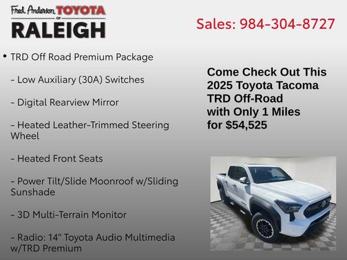 2025 Toyota Tacoma TRD Off Road