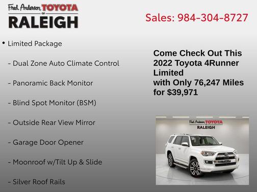 2022 Toyota 4Runner Limited
