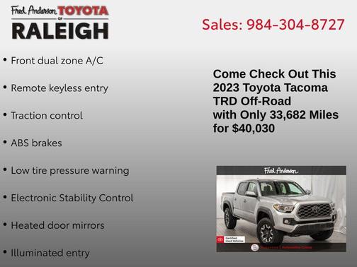 2023 Toyota Tacoma TRD Off Road