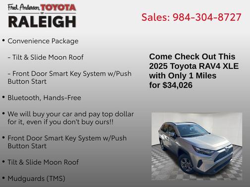 2025 Toyota RAV4 XLE