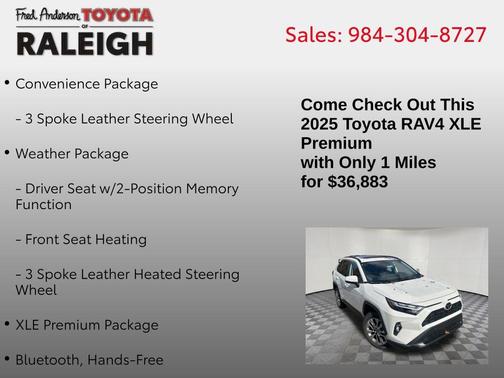 2025 Toyota RAV4 XLE Premium