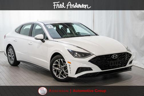 Serenity White 2023 Hyundai SONATA SEL