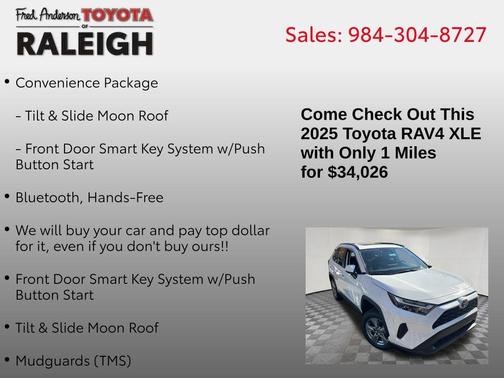 2025 Toyota RAV4 XLE