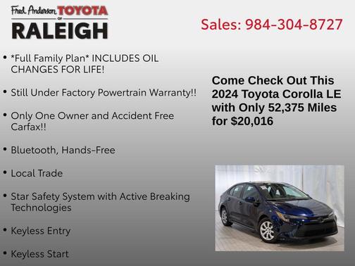 2024 Toyota Corolla LE