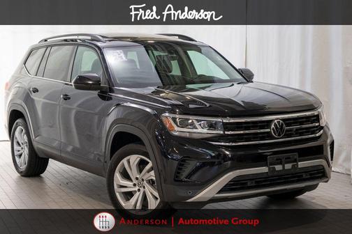 Deep Black 2021 Volkswagen Atlas 3.6L SE w/Technology