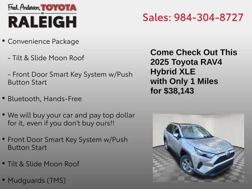 2025 Toyota RAV4 Hybrid XLE