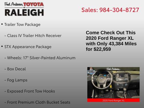 2020 Ford Ranger XL