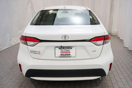 White 2022 Toyota Corolla LE