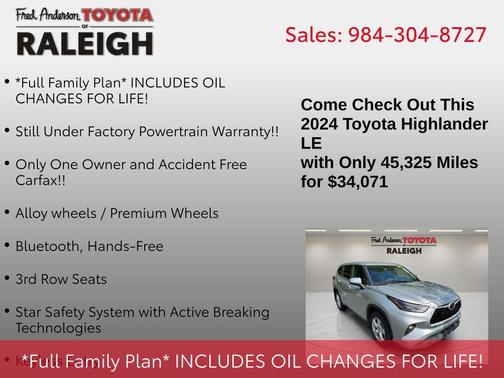 2024 Toyota Highlander LE