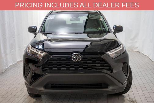Midnight Black Metallic 2025 Toyota RAV4 Hybrid SE
