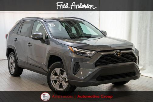 Magnetic Gray Metallic 2025 Toyota RAV4 Hybrid SE