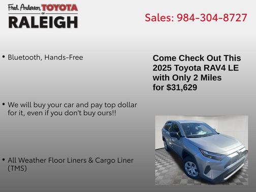 2025 Toyota RAV4 LE