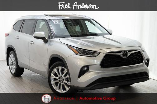 Celestial Silver Metallic 2022 Toyota Highlander Limited