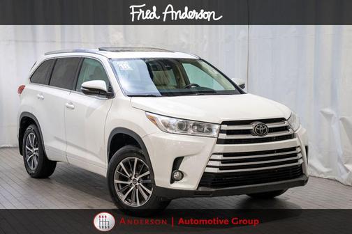 Blizzard Pearl 2018 Toyota Highlander XLE