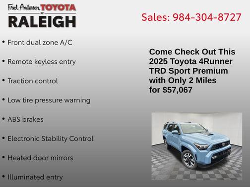 2025 Toyota 4Runner TRD Sport Premium