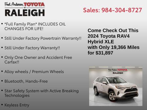 2024 Toyota RAV4 Hybrid XLE