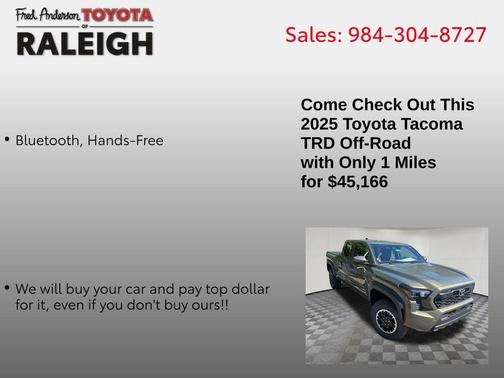 2025 Toyota Tacoma TRD Off Road